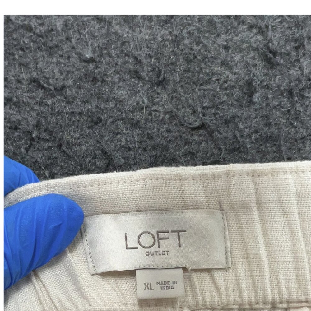 Ann Taylor LOFT Outlet Size XL Linen Pants - Picture 3 of 4